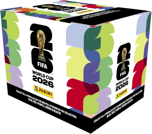Caja de sobres del Álbum Panini FIFA World Cup 2026